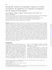 Interspecific variation in metamorphic competence in marine invertebrates: the significance for comparative investigations into the timing of metamorphosis Cover Page