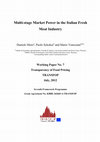 Research paper thumbnail of Multi-stage Market Power in the Italian Fresh Meat Industry