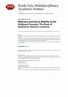 Research paper thumbnail of 2015. “Madrasa Students and Social Mobility in the Religious Economy: The Case of Nadwat al-‘Ulama.” South Asia Multidisciplinary Academic Journal, 11.