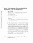 Research paper thumbnail of Shower power: isolating the prompt atmospheric neutrino flux using electron neutrinos