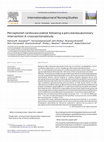 Research paper thumbnail of Perception of cardiovascular risk following a percutaneous coronary intervention: A cross sectional study