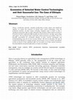 Research paper thumbnail of Economics of selected water control technologies and their successful use: the case of Ethiopia