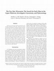 Research paper thumbnail of The Nye Site, Wisconsin: The Search for Early Man in the Upper Midwest, Investigative Incursions, and Paleozoology