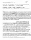 Research paper thumbnail of Drink a little; take a few drugs: do nurses have knowledge to identify and manage in-patients at risk of drugs and alcohol?