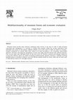 Research paper thumbnail of Multifunctionality of mountain forests and economic evaluation