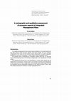 Research paper thumbnail of A cartographic and qualitative assessment of economic aspects in Integrated Management Plans