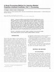 Research paper thumbnail of A novel processing method for injection-molded polyether–urethane scaffolds. Part 1: Processing