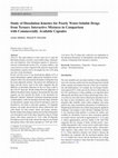 Research paper thumbnail of Study of Dissolution Kinetics for Poorly Water-Soluble Drugs from Ternary Interactive Mixtures in Comparison  with Commercially Available Capsules