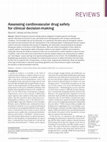 Research paper thumbnail of Assessing cardiovascular drug safety for clinical decision-making