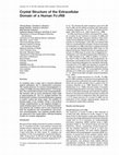 Crystal Structure of the Extracellular Domain of a Human FcγRIII Cover Page