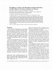 Research paper thumbnail of The Influence of Auxins on the Biosynthesis of Isoprene Derivatives in Callus Cultures of Vaccinium corymbosum var. bluecrop