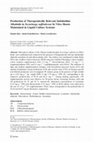 Research paper thumbnail of Production of Therapeutically Relevant Indolizidine Alkaloids in Securinega suffruticosa In Vitro Shoots Maintained in Liquid Culture Systems