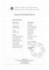 Research paper thumbnail of Journal of Health Sciences Vol 2  Issue    2