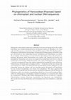 Phylogenetics of Panicoideae (Poaceae) based on chloroplast and nuclear DNA sequences Cover Page