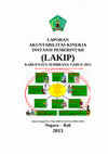 2012 LAKIP Cover Page