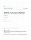 Research paper thumbnail of Binding of Urate and Caffeine to Hemocyanin Analyzed by Isothermal Titration Calorimetry