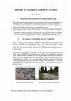 Research paper thumbnail of History of Road development in India