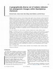 A geographically diverse set of isolates indicates two phylogenetic lineages within Stachybotrys chartarum Cover Page