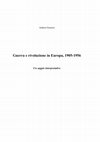 Research paper thumbnail of Guerra e rivoluzione in Europa, 1905-1956