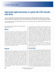 Research paper thumbnail of Laparoscopic nephroureterectomy in a patient with a left ventricular assist device