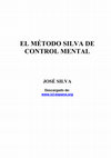 El Metodo Silva de Control Mental Cover Page