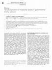 Research paper thumbnail of Clinical implications of mutational analysis in gastrointestinal stromal tumours