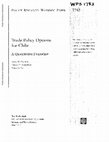 Research paper thumbnail of Trade policy options for Chile : a quantitative evaluation