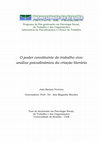 Research paper thumbnail of O poder constituinte do trabalho vivo da criação literária