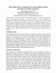  Akkoç, H. & Tall, D.O. (2002) ‘The Simplicity, Complexity and Complication of the Function Concept’, Proceedings of the 26th International Conference on the Psychology of Mathematics Education (PME26), Norwich, UK, 2, 25-32 Cover Page