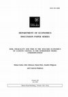 Research paper thumbnail of Risk, Inequality and Time in the Welfare Economics of Climate Change-Is the Workhorse Model Underspecified?