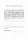 Research paper thumbnail of Genre-bending, gender, and "good science": Cordelia Fine in review