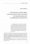 Research paper thumbnail of The Panopticon in the Garden: Samuel Bentham’s Inspection House and Noble Theatricality in Eighteenth-Century Russia