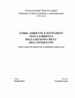 Uomo, ambiente e istituzioni nella Sardegna della seconda metà dell'Ottocento: sfruttamento forestale e disordine idraulico Cover Page