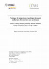 Cattacin, Sandro, Milena Chimienti et al. (2009). Politique de migration et politique de santé en Europe. Des normes aux pratiques. Genève, Londres, Paris: Université de Genève, London City University, EHESS.  Cover Page