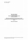 Research paper thumbnail of What does the debate between Waltz and Sagan tell us about international security regarding nuclear weapons at the start of the 21st Century?