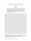 Research paper thumbnail of Social Construction of Identities: Pomaks in Bulgaria