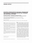 Research paper thumbnail of Beavertail modification of the radial forearm free flap in base of tongue reconstruction: Technique and functional outcomes