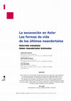 La excavación en Axlor Las formas de vida de los últimos neandertales Axlorreko indusketa Azken neandertalen bizimodua Cover Page