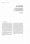 Research paper thumbnail of Exemple de géométrie rituelle de l'Inde védique : l'agrandissement de l'autel en forme de faucon