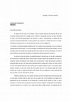 Research paper thumbnail of Carta remitida al senado por 39 profesores a propósito del art. 225 del Código Civil Chileno