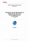 Research paper thumbnail of Die Sprache und der Binnenmarkt im Europa der EU: Eine kleine Beziehungsaufstellung in 10 Punkten= Language and Internal Market in the Europe of the EU: How …