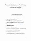 Research paper thumbnail of Procesos de globalización en un pueblo andaluz. Estudio de caso de El Ejido