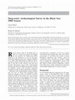 Ward & Ballard 2004 C. Ward and R. Ballard. Black Sea shipwreck survey 2000, International Journal of Nautical Archaeology 33.1:2-13. Cover Page