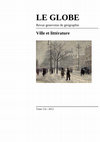 Ville et littérature. Image et expérience des métropoles Cover Page