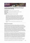 Research paper thumbnail of Leveling the playing field: Exploiting technology to enhance tertiary learning