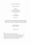 Research paper thumbnail of Les portes de l'enceinte antique d'Autun et leurs modèles (Gaule, Italie, provinces occidentales de l'Empire romain)