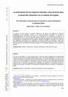 Research paper thumbnail of La valorización de los espacios naturales como pretexto para el desarrollo urbanístico en el sudeste de España