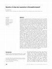 Genetics of wing size asymmetry in Drosophila buzzatii Cover Page