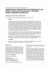 Research paper thumbnail of Comparison of two methods of estimation of low density lipoprotein cholesterol, the direct versus Friedewald estimation