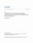 Research paper thumbnail of DIVERSITY IN HUNTER-GATHERER LANDSCAPES IN THE NORTH AMERICAN MIDCONTINENT